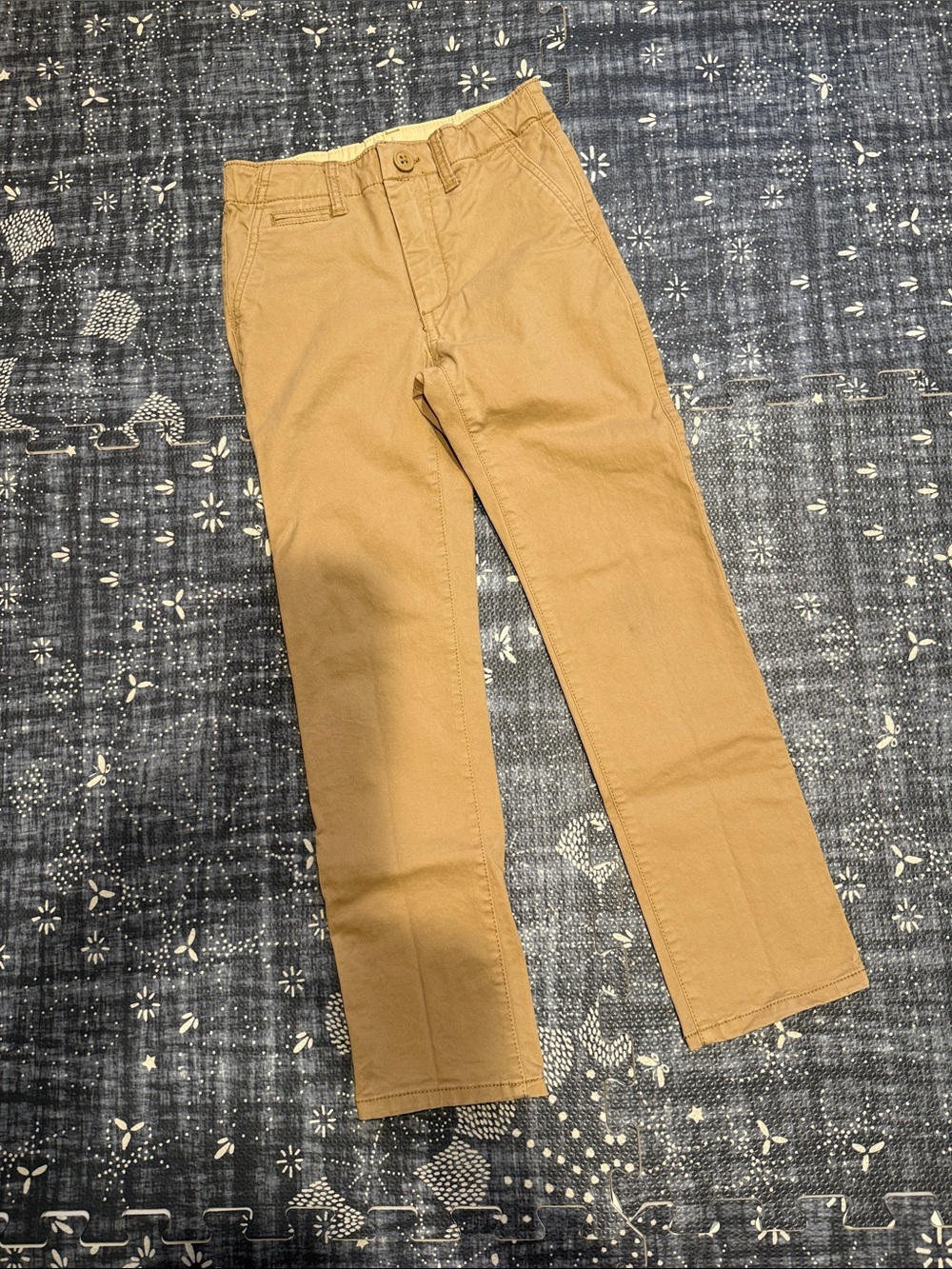 Gap 7 Slim Kids Uniform Stretch Straight Khakis